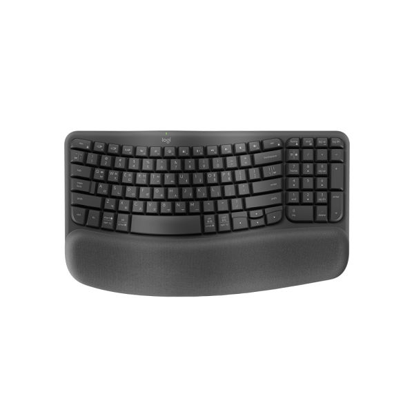 [오늘출발] 로지텍코리아 WAVE Keys 인체공학 무선 키보드 그라파이트