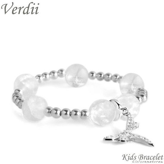 클루아조네코리아 키즈 팔찌 실버 젬스톤 스와로브스키 Verdii 9