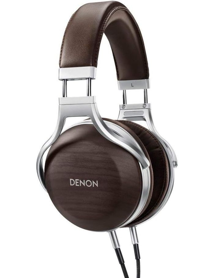 [해외] 데논 AH-D5200EM 지브라 우드 하우징 오버이어 헤드폰 하이레졸루션 고음질 음감용