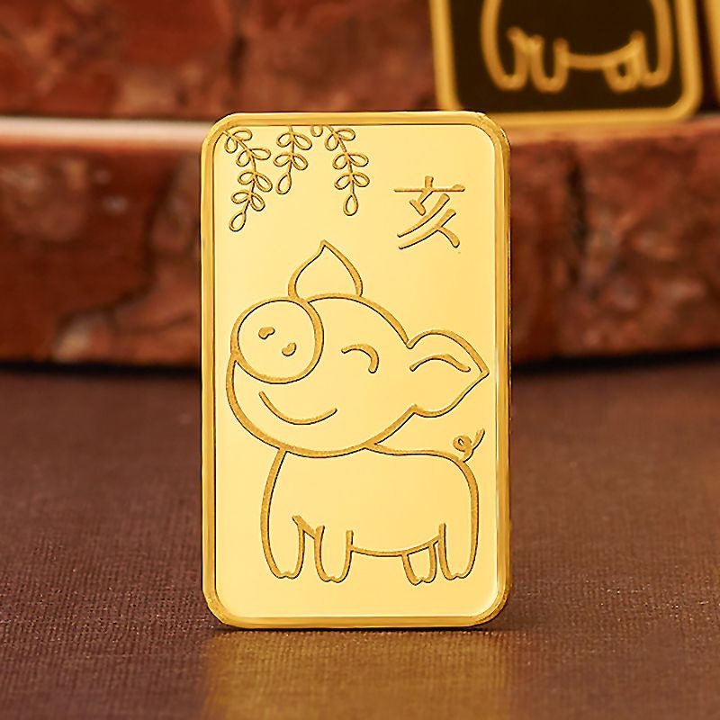 순금 황금 돼지 띠 동물 골드바 3.75g