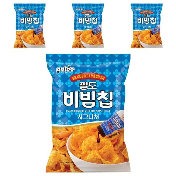 팔도 비빔칩 시그니처 스낵 80g