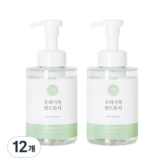 엄마랑아기랑 우리가족 핸드워시 500ml 12개