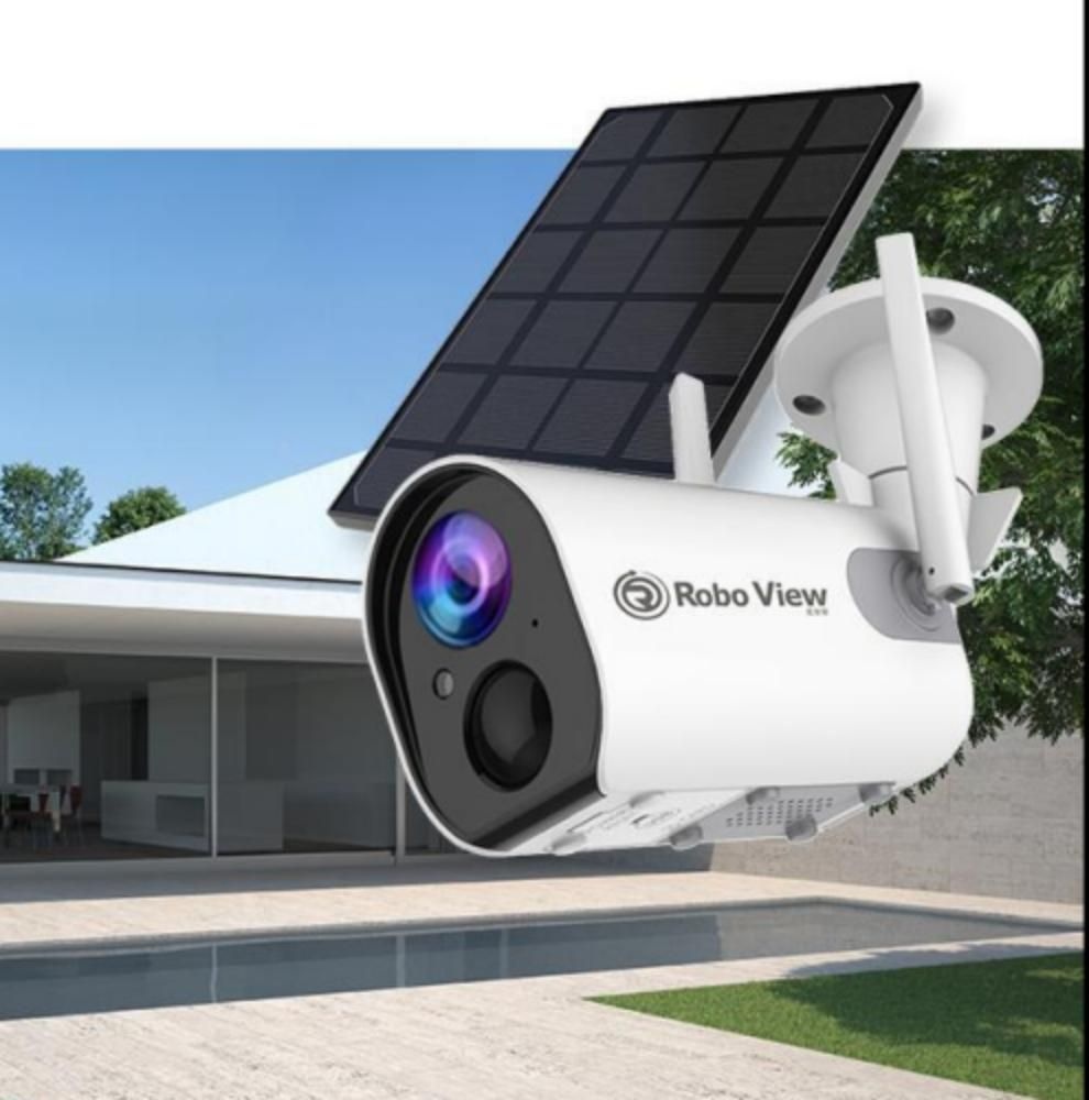 글로벌아이넷 로보뷰S2+128GB+8W 충전식 태양광패널 홈 CCTV 무선