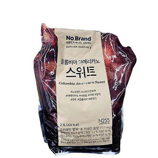 [셀러허브 식품]콜롬비아 아메리카노 스위트 2.1L x 2개 m76386