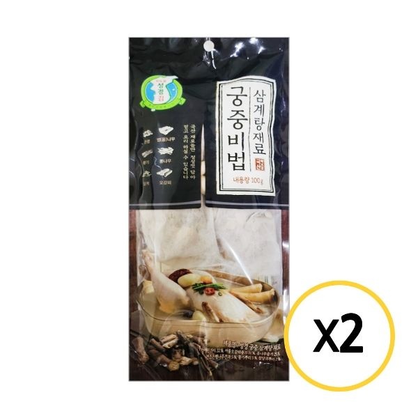 성경식품 궁중 삼계탕재료 100g x 2개