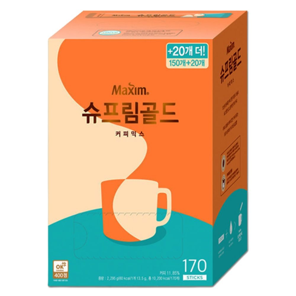 맥심 슈프림골드 150T+20T 1개 (170T) /커피믹스/라떼