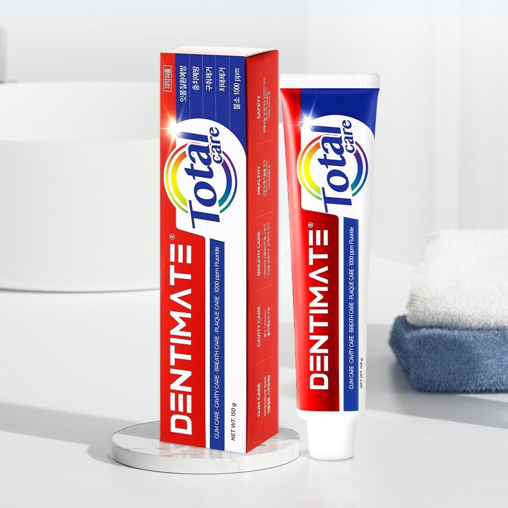 크리오 덴티메이트 토탈케어치약 150g 3+3입
