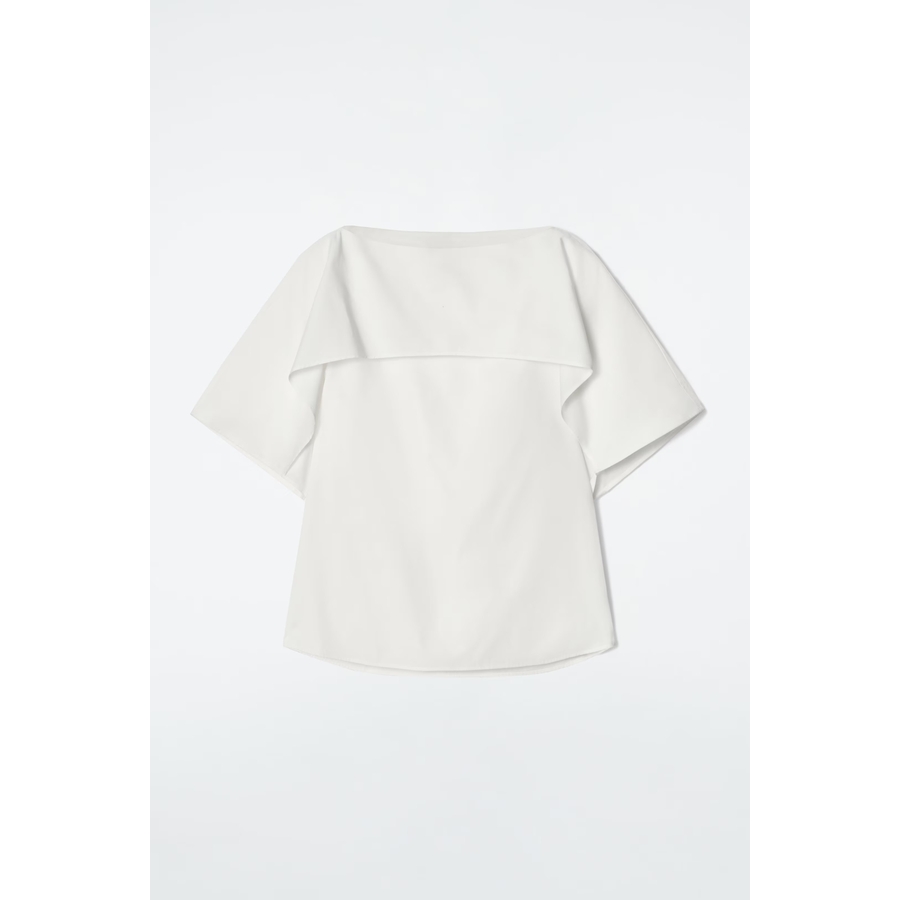 코스 COS 드레이프 코튼 탑 DRAPED COTTON TOP 1275373001