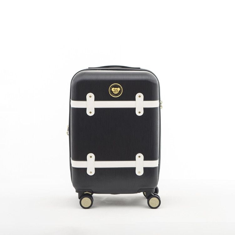 여행용캐리어 TR테디베어 프리미엄 브루클린 아이돌 캐리어 리치 블랙 28인치