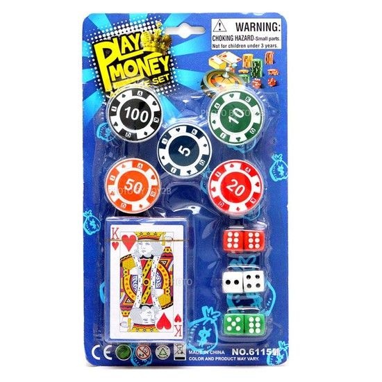 그리기 꿈 포커 포커 칩 세트 주사위 포함 카드 25개 카드게임 카드놀이