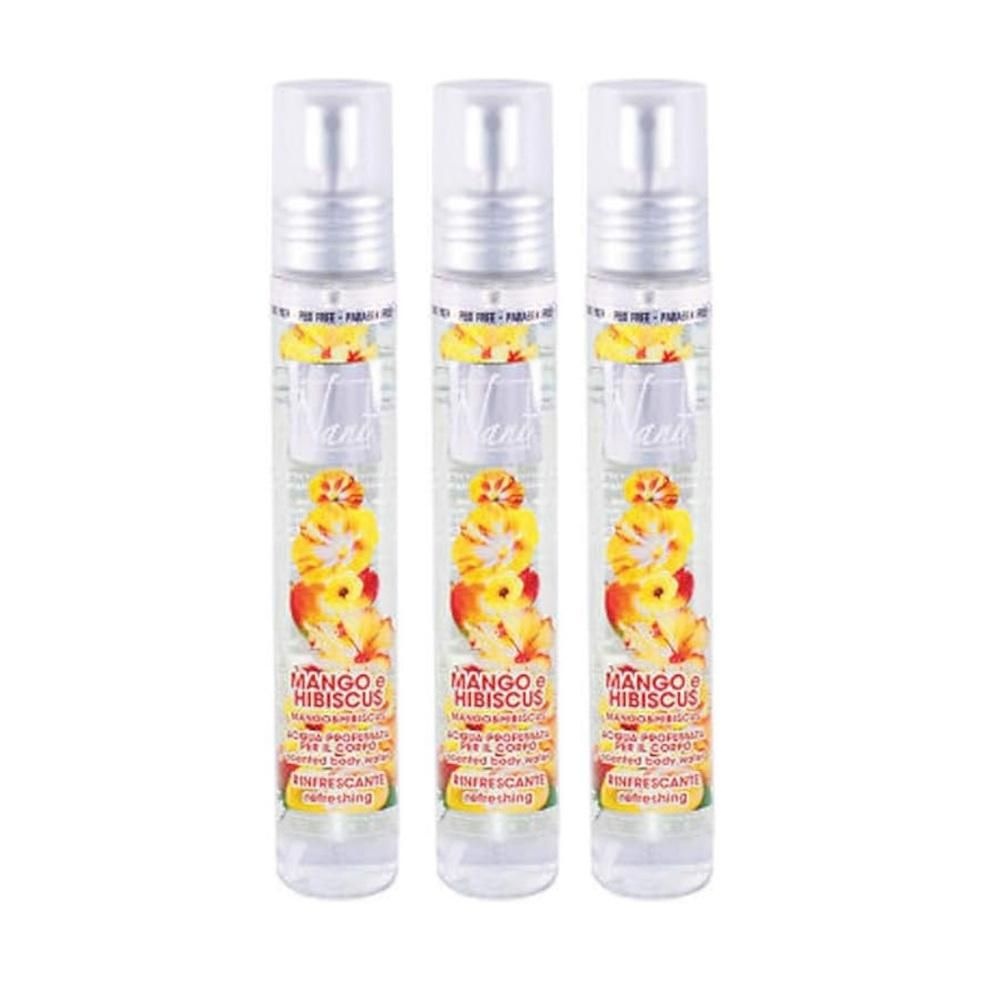 수아레즈 나니 망고 앤 히비스커스 퍼퓸 75ml 3팩 SUAREZ NANI MANGO AND HIBISCUS PERFUMED BODY WATER