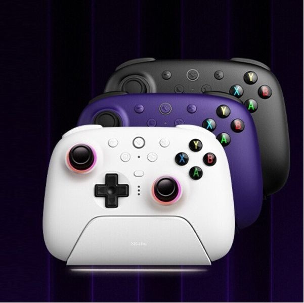 [해외] 8bitdo 팔비또 얼티메이트2 무선 게임패드 컨트롤러 PC판 2세대 8Speed TMR트리거 충전독포함