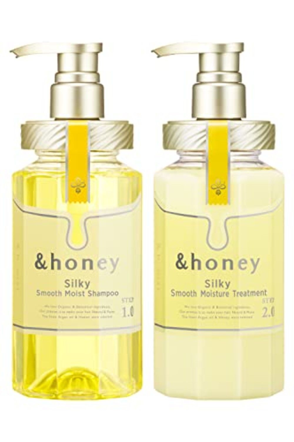 [해외] 앤허니 and Honey 실키 스무스 모이스처 샴푸 트리트먼트 세트