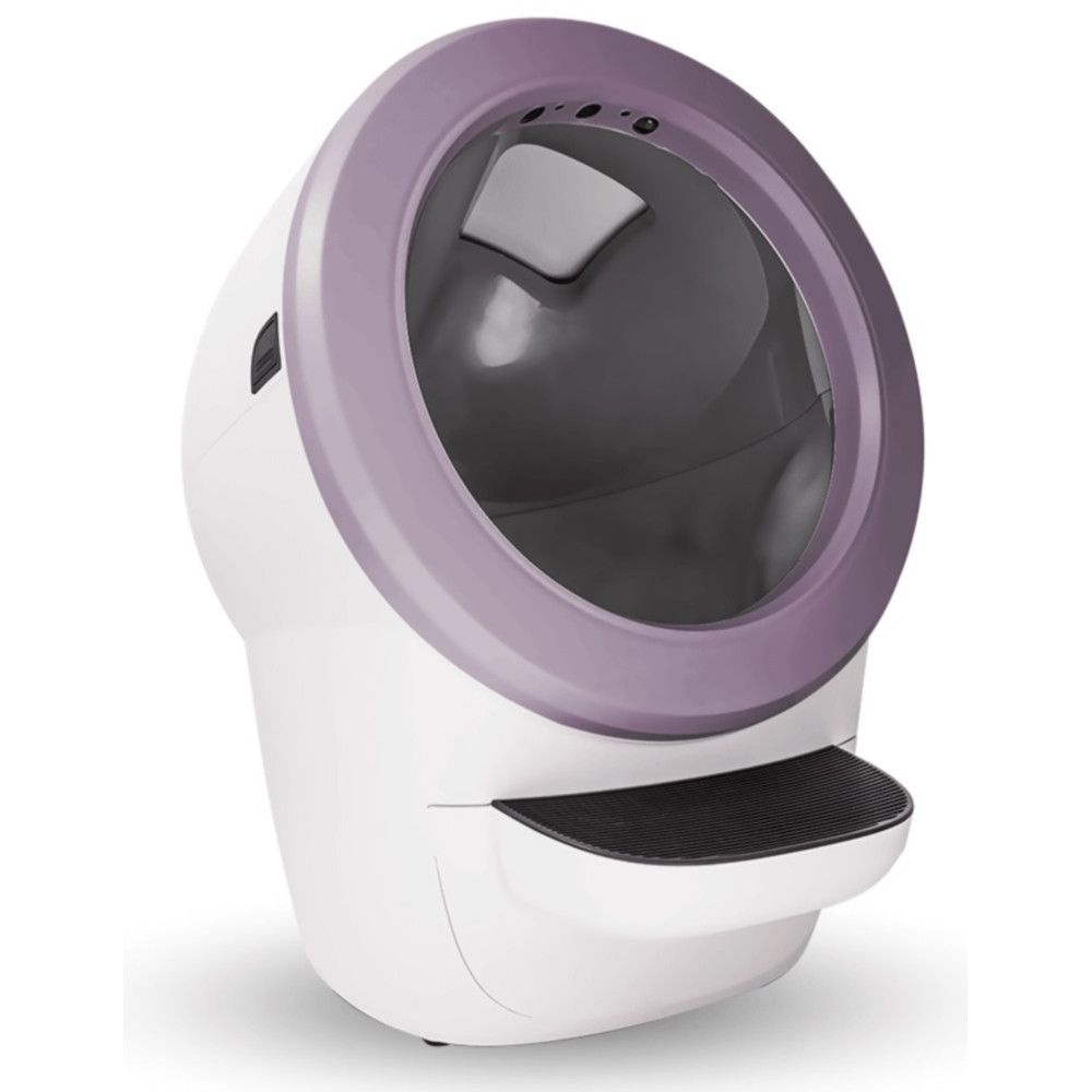 [해외] 리터로봇 4 고양이 자동 청소 화장실 화이트 라일락