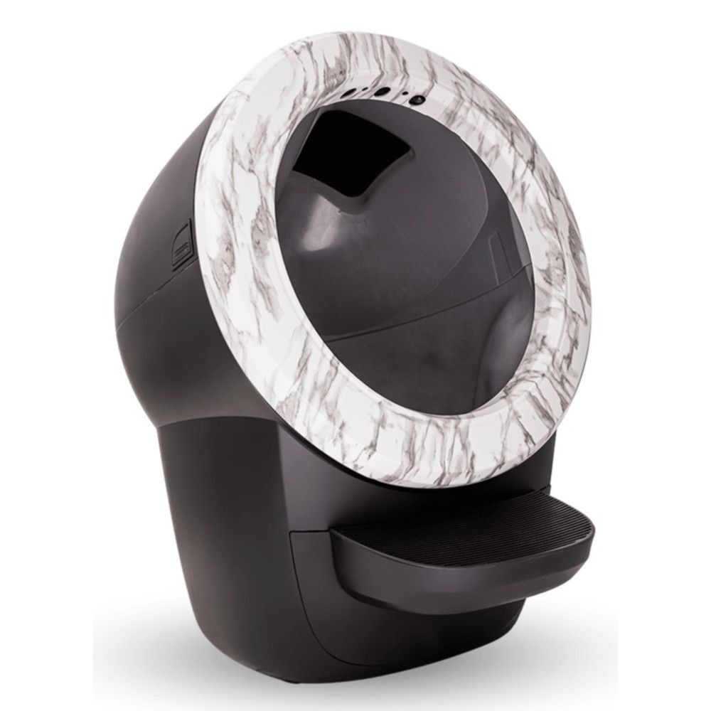 [해외] 리터로봇 4 고양이 자동 청소 화장실 블랙 마블 Marble