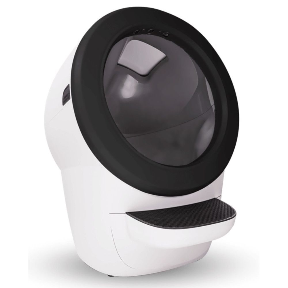 [해외] 리터로봇 4 고양이 자동 청소 화장실 화이트 블랙