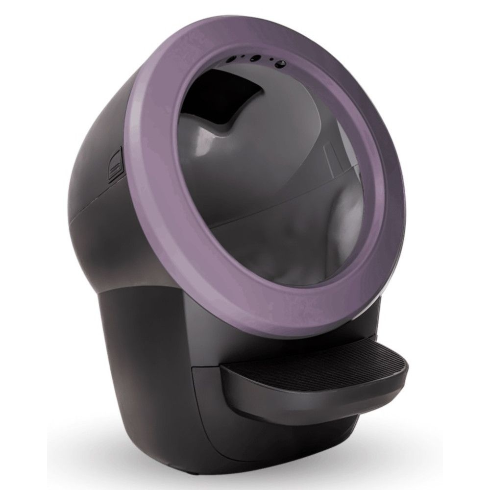 [해외] 리터로봇 4 고양이 자동 청소 화장실 블랙 라일락