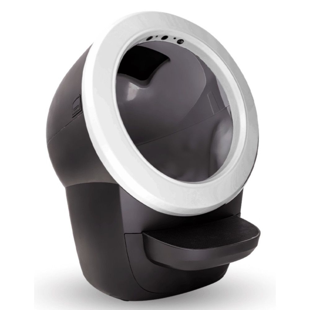 [해외] 리터로봇 4 고양이 자동 청소 화장실 블랙 화이트