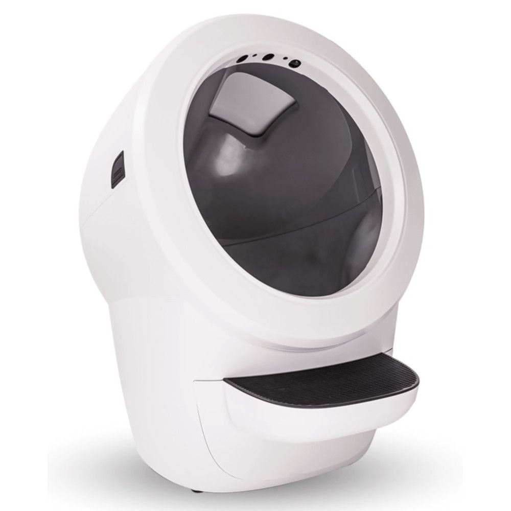 [해외] 리터로봇 4 고양이 자동 청소 화장실 화이트