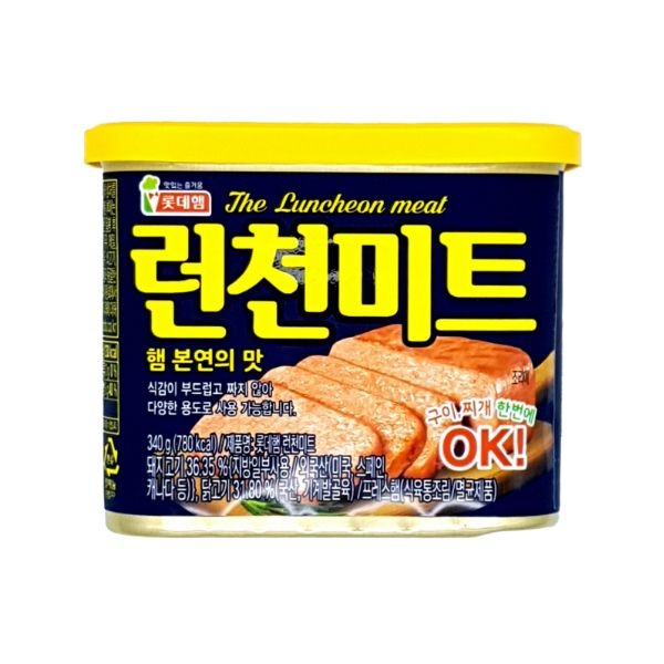 롯데 런천미트 340g x24캔/ 햄 로스팜 통조림 부대 캔