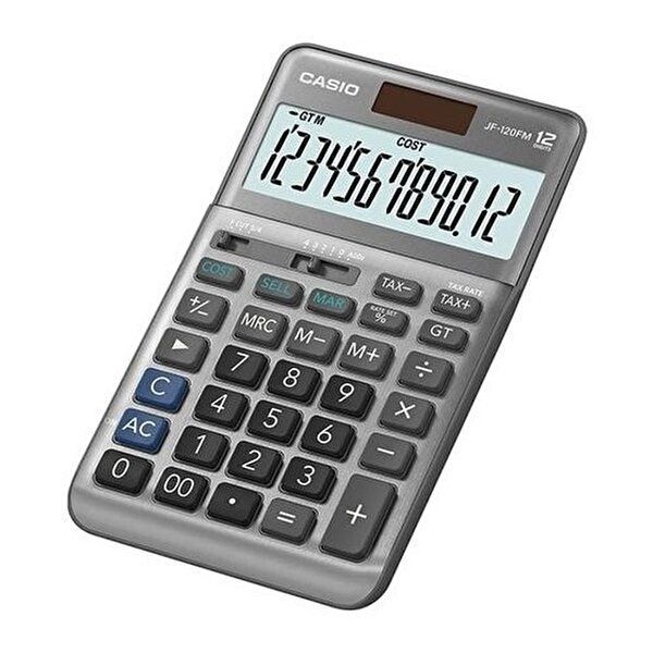VY협력업체 [브이와이][VCM1037R]CASIO 계산기 그레이/핑크 JF-120FM