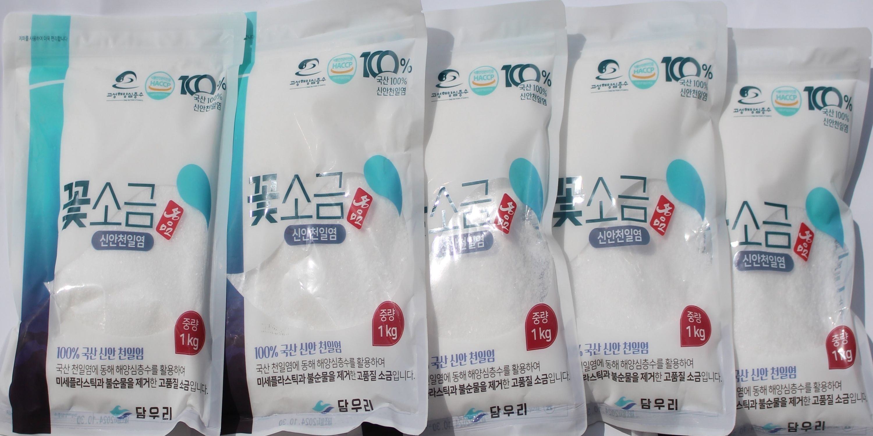 [해양심층수+신안천일염 꽃소금] 천연미네랄,나노필터 5회 여과 끓여 제조한 위생적인 눈꽃소금 5kg