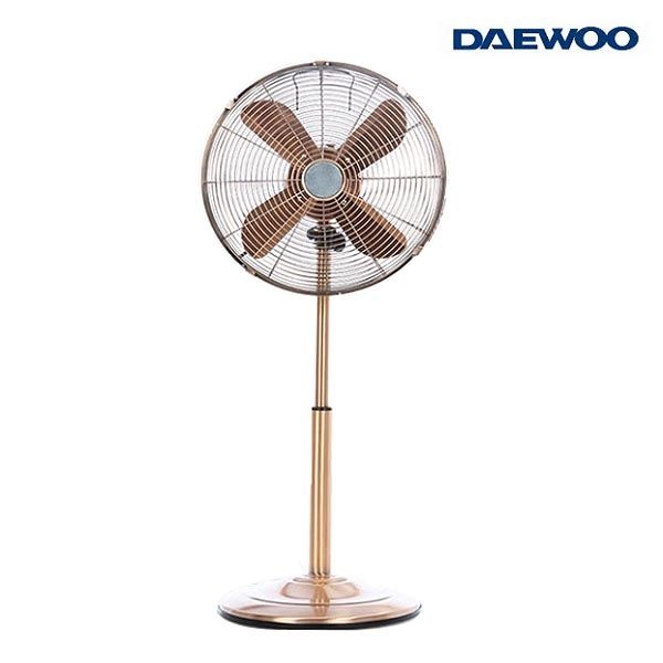 대우 [이월상품 특가할인]대우 엔틱 메탈 인테리어 스탠드선풍기 14형 DWF-RS414MC 골드