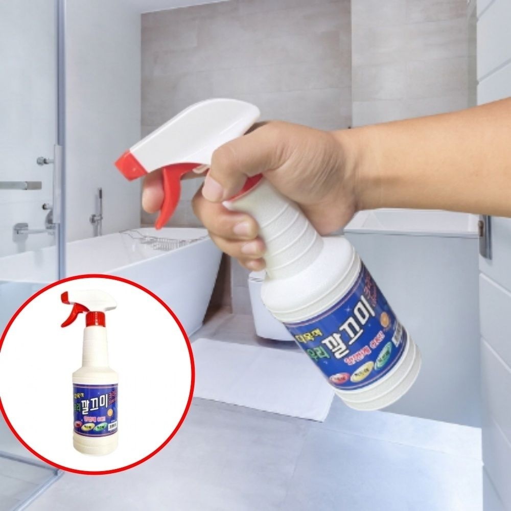 600ml 분사형 만능 세정제 주방 욕실 타일 때빼기 강력거품 20개입 간편사용