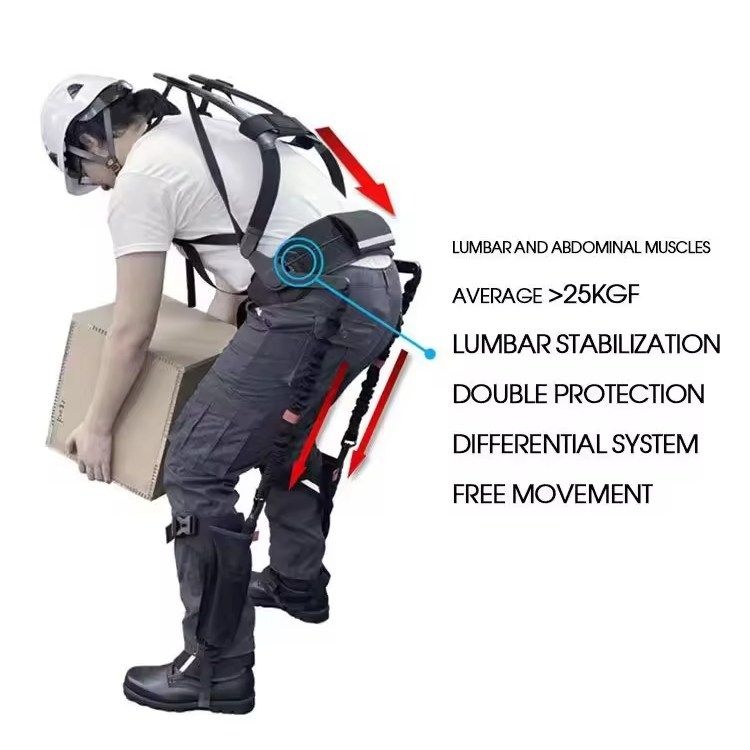 택배 기사 청소부 소방관 전술 로봇 어깨 지원 재활 로봇 보조 외골격 웨어러블 무게 베어링 장비