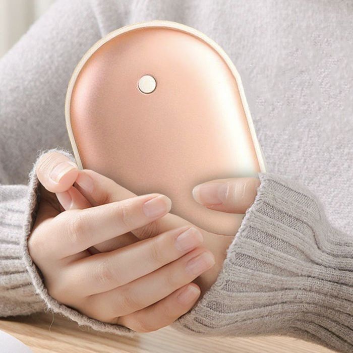 [(주)오케이마트]오엠티 충전식 휴대용 조약돌 양면 손난로 보조배터리 3000mah MST44 핫팩 등산 캠핑 야외 겨울방한용품