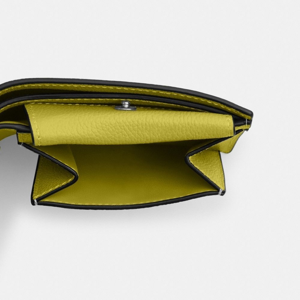 코치 코인 월렛 라임 그린 CR378-M3D