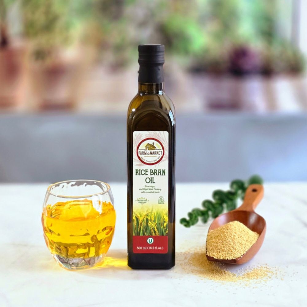 현미유 미강유 100% 500ml 쌀눈 쌀겨 프리미엄 최고급 NON-GMO HACCP 코셔 발연점높은 오일 고온요리 드레싱 소스