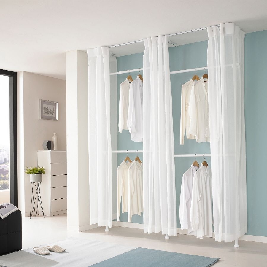 이지온행거 이지온 국민튼튼 커튼 행거 EO-S314G 드레스룸 행거