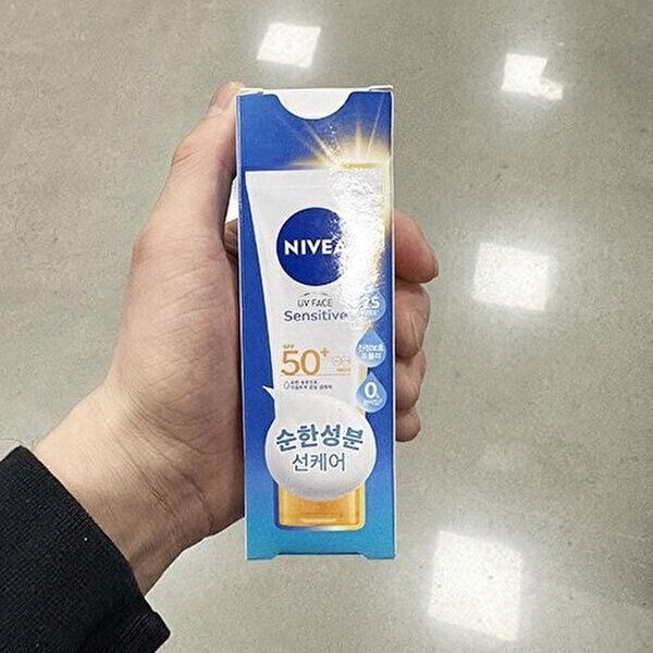 [셀러허브 식품]니베아 센서티브 페이스 선크림 50ml 403599