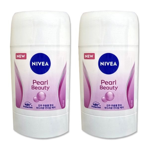 [오늘출발] 니베아 데오드란트 펄앤뷰티 스틱 50ml x2개