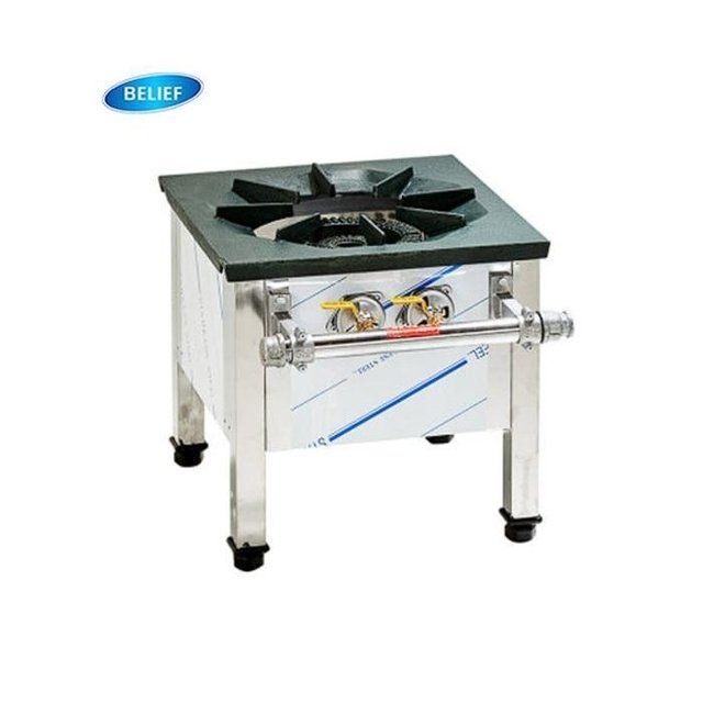 [키친마스터] 영업용 가스렌지 간택기 낮은렌지 450 1구 lpg