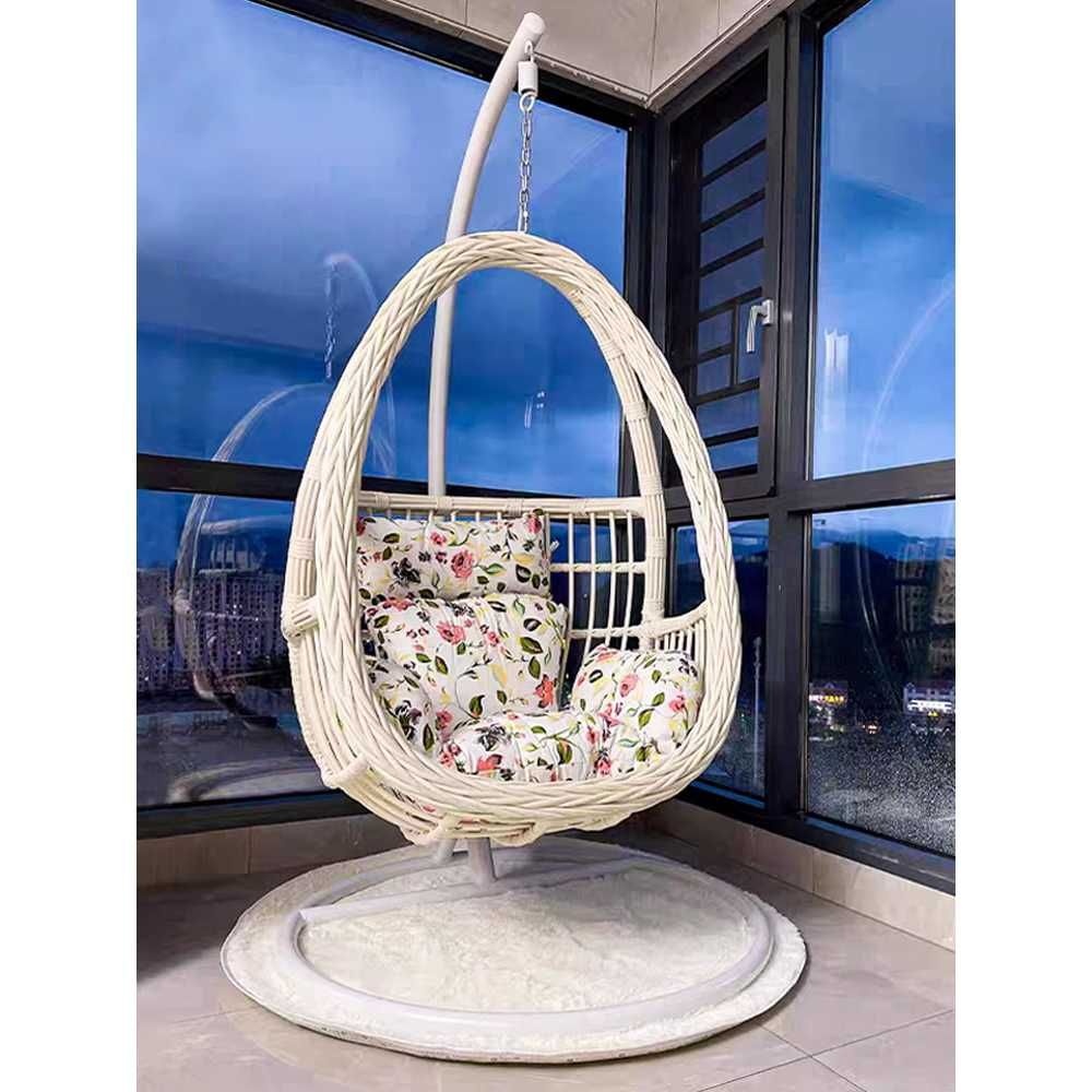 [해외] 야외벤치 스윙 라탄 그네 바구니 의자 나만의 힐링 장소 발코니 베란다