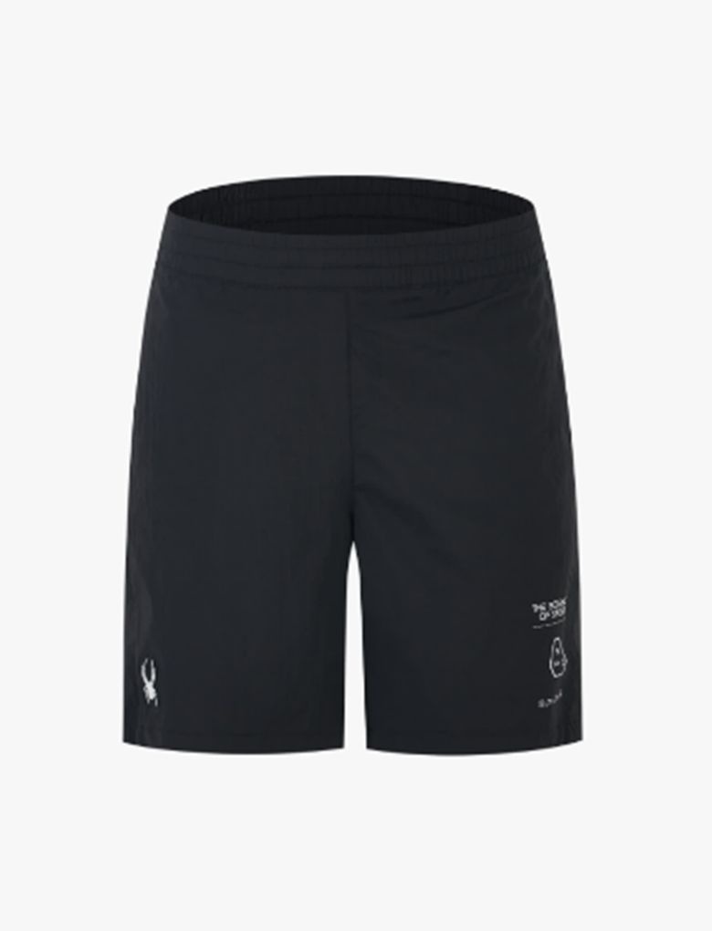 스파이더 M 에어리 피스테 4.5부 우븐 숏츠 BB SPJMCNTR306M BLK DKH