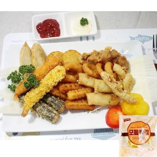 모듬튀김(안주세상 500g)