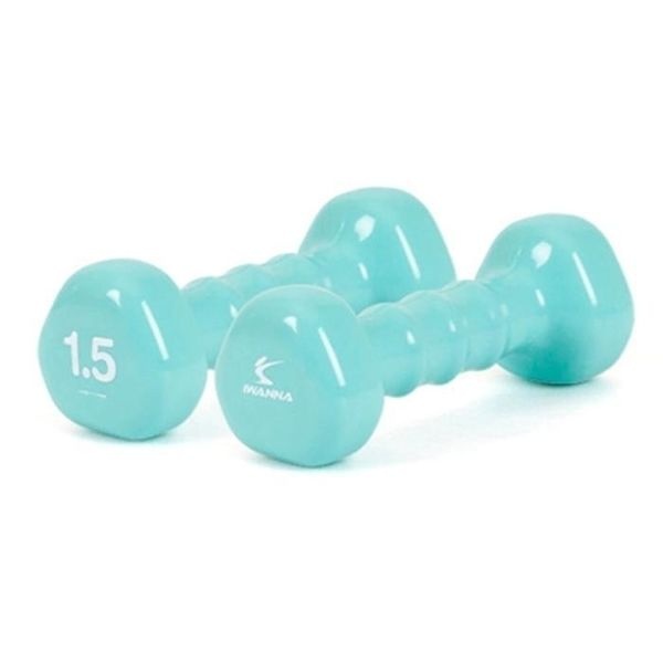 아이워너 아령 PVC 삼각아령 1.5kg (단품1개) (네오민트) 헬...