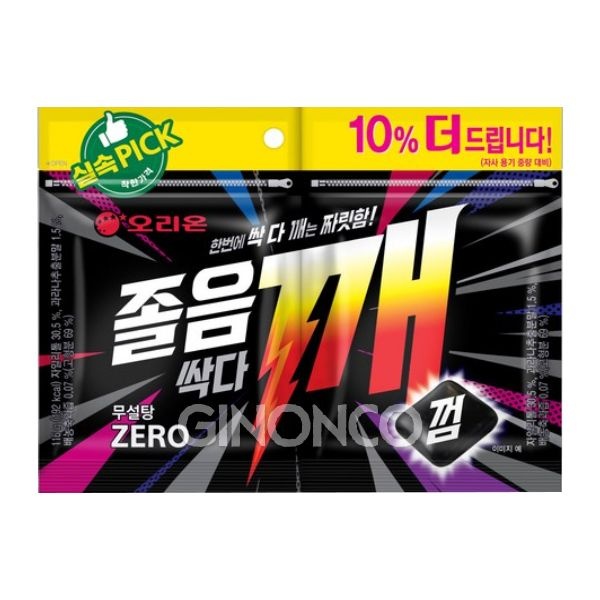 오리온 졸음 싹다 깨 껌 리필 116g 졸음방지껌 탕비실 사무실 간식 껌리필 매운껌 대용량껌