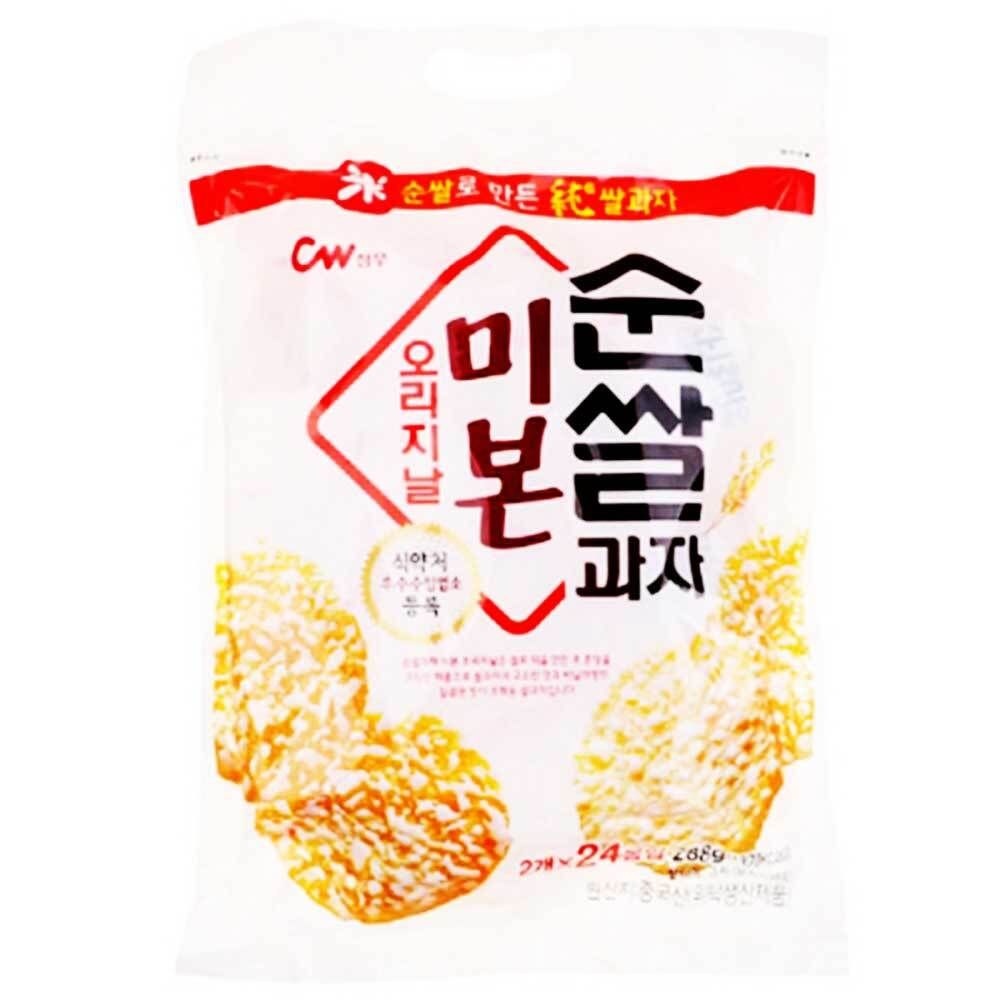 청우 5000 순쌀과자미본 288g X10개입