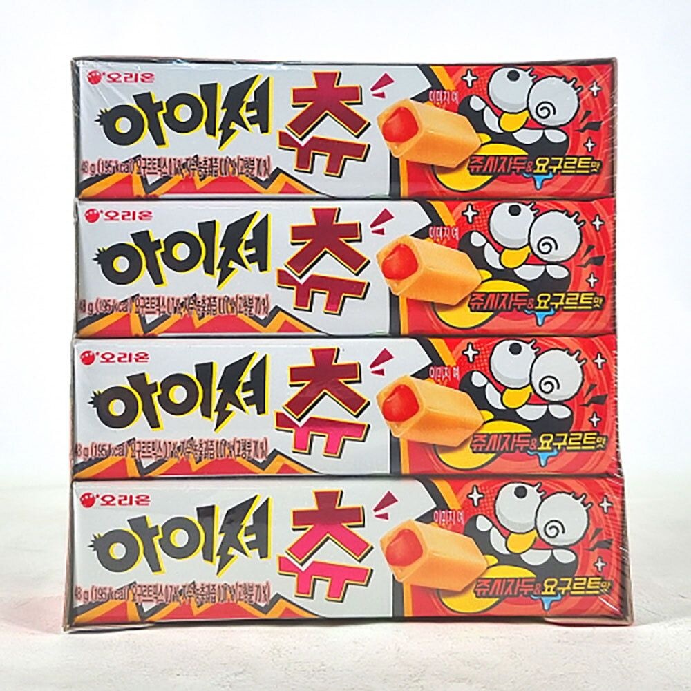 오리온 아이셔츄 자두 요구르트맛 48g X12 X 4