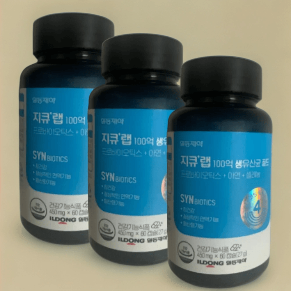 지큐랩 100억 생 유산균 골드 60캡슐 3박스(6개월분) 신바이오틱스