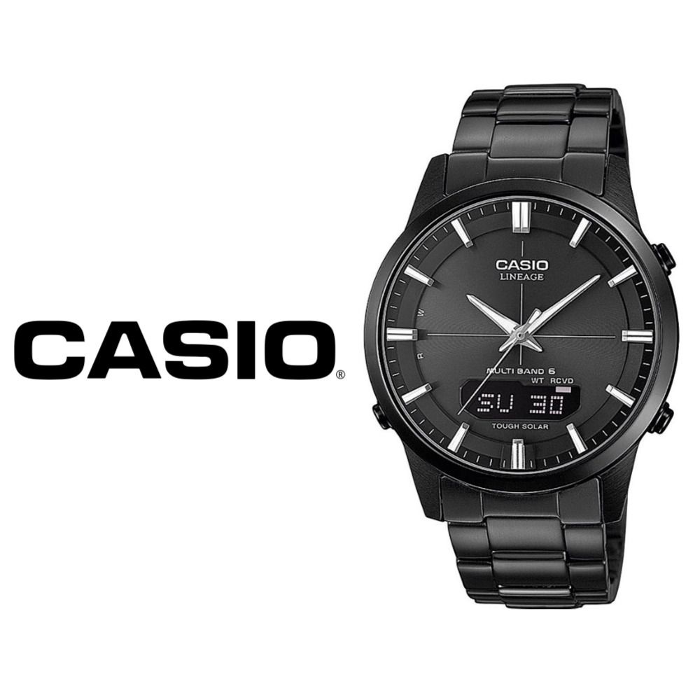 카시오 리니지 국내재고 전파 솔라 LCW-M170DB-1A 남성메탈 남자손목시계