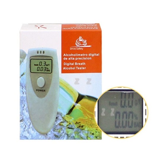 [(주)에이치플러스몰]휴대용 음주 측정기 알콜농도 측정기 (약4.8x9.5cm) 휴대용음주측정기 음주감지기