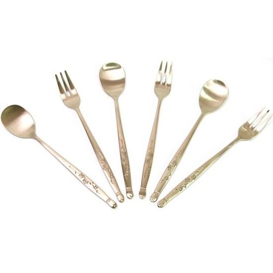 박씨상방 박씨상방 거창유기고급 신커피스푼 포크 6P세트