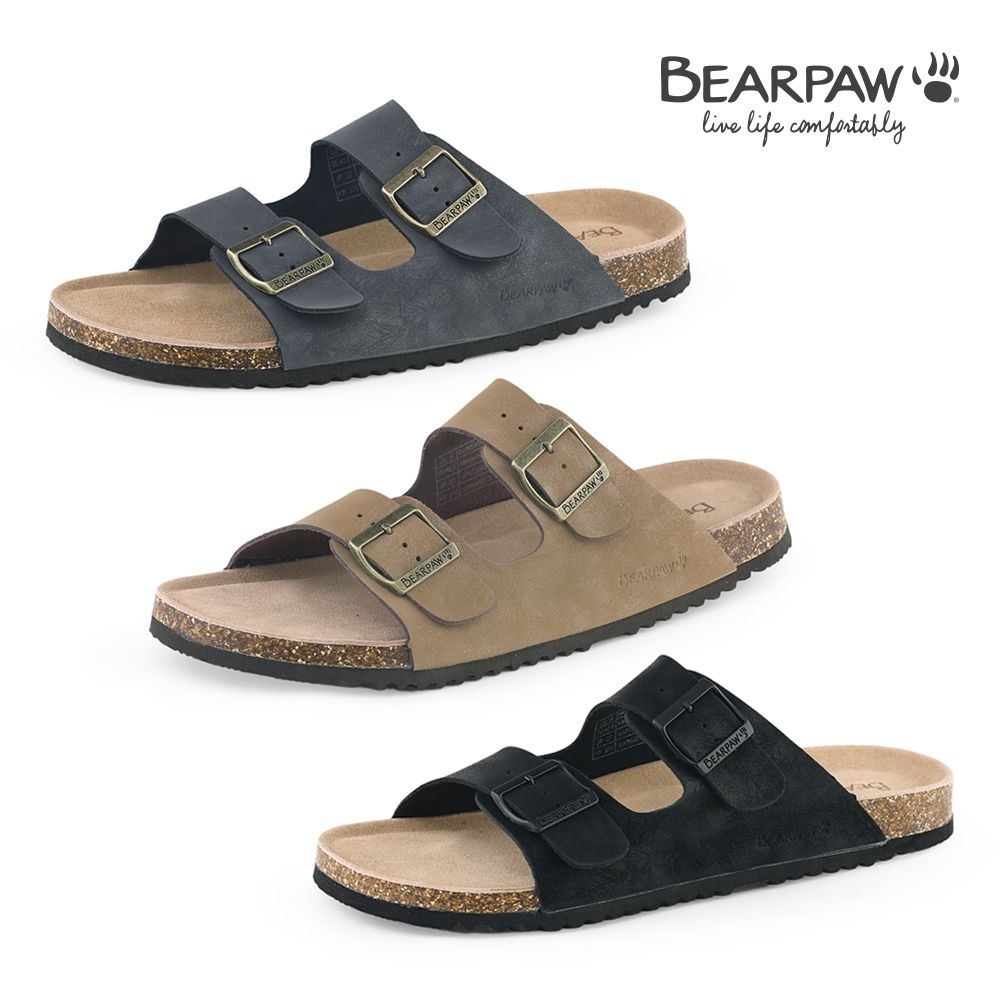 [롯데백화점] 베어파우 CARMELO 코르크 남성 슬리퍼 3종 K1873001OB, K1873042OB, K1873049OB-M. LE1211540415