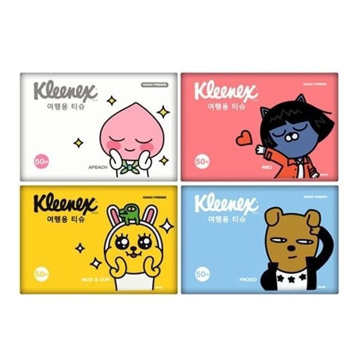[LFJ41688_56]크리넥스 휴대용티슈 50매