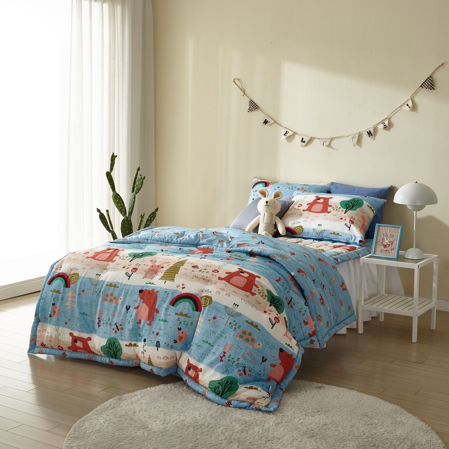 [롯데백화점] 운현궁 모달 트리베어 차렵이불S LE1208533812